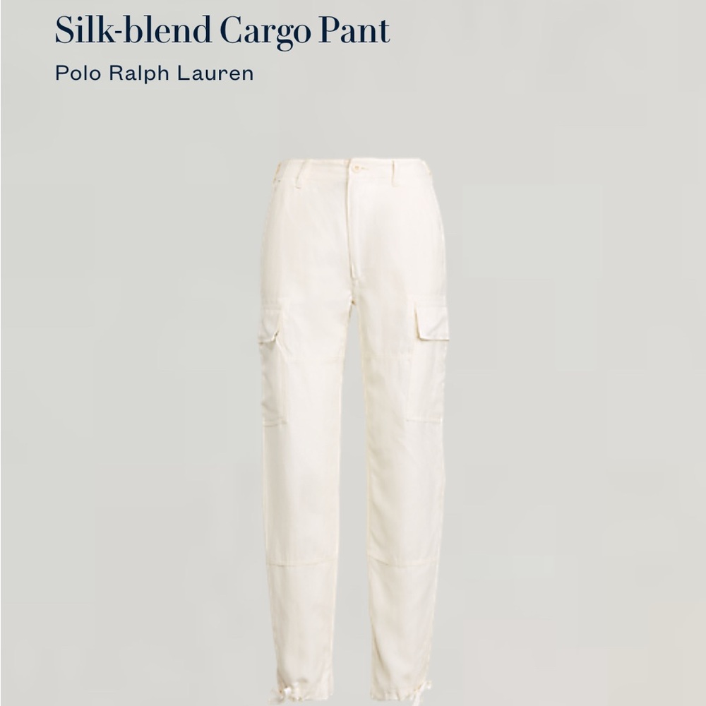 Ralph Lauren Cream Cargo Pants